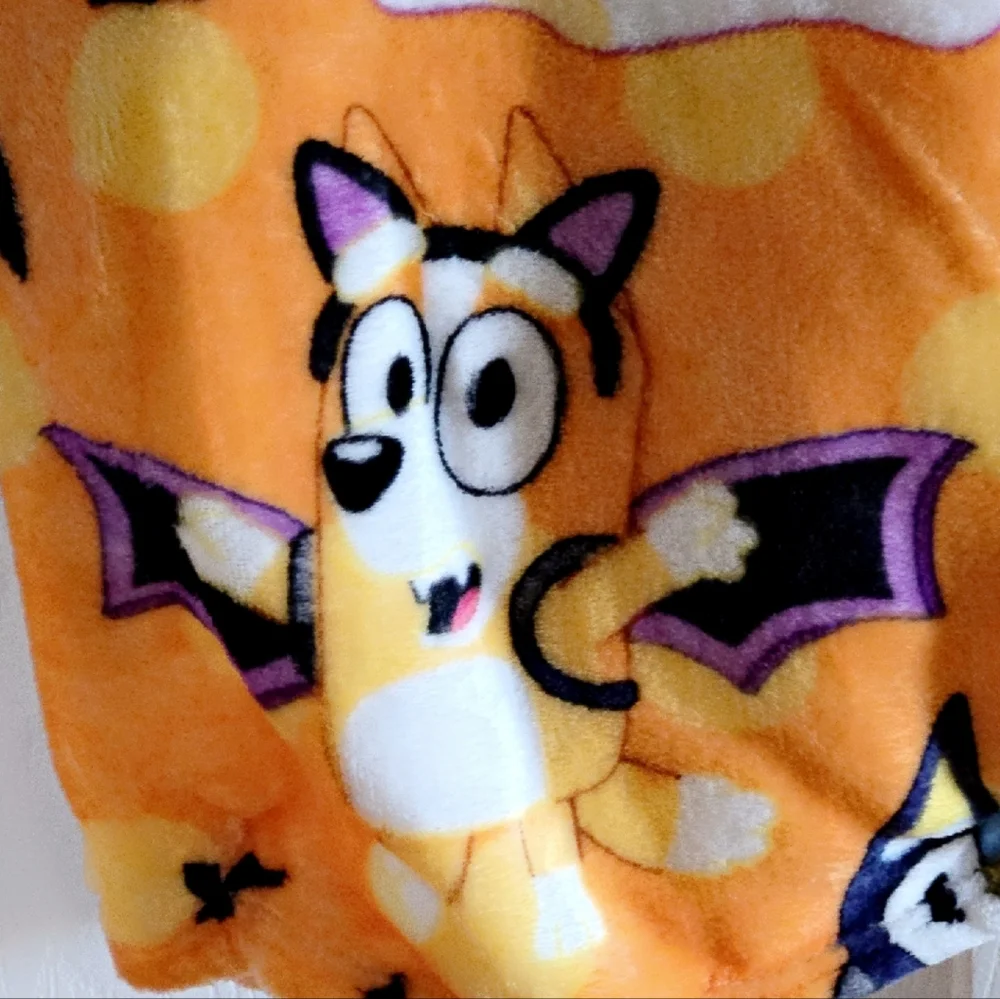 Bluey And Bingo Halloween Silk Touch Throw Blanket 50 X 70 Dracula